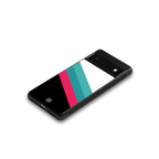 white green red pattern stripes back phone cover | glass case for google pixel 6