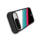 white green red pattern stripes back phone cover | glass case for google pixel 9