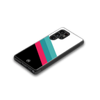 white green red pattern stripes back phone cover | glass case for samsung galaxy s25 ultra