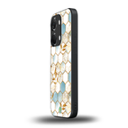 white marble tiles back phone cover | glass case for oneplus nord 3