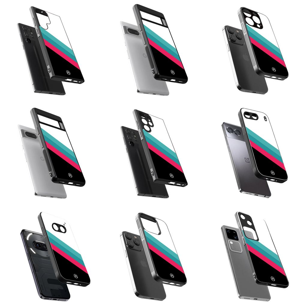 Durable Glass Back Mobile Case for iPhone, Samsung, OnePlus, Google Pixel, Redmi, Vivo, Oppo