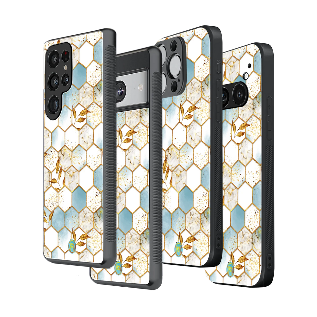 Stylish Glass Back Case for All Smartphones – iPhone, Samsung, OnePlus, Pixel, Redmi, Oppo, Vivo, Motorola