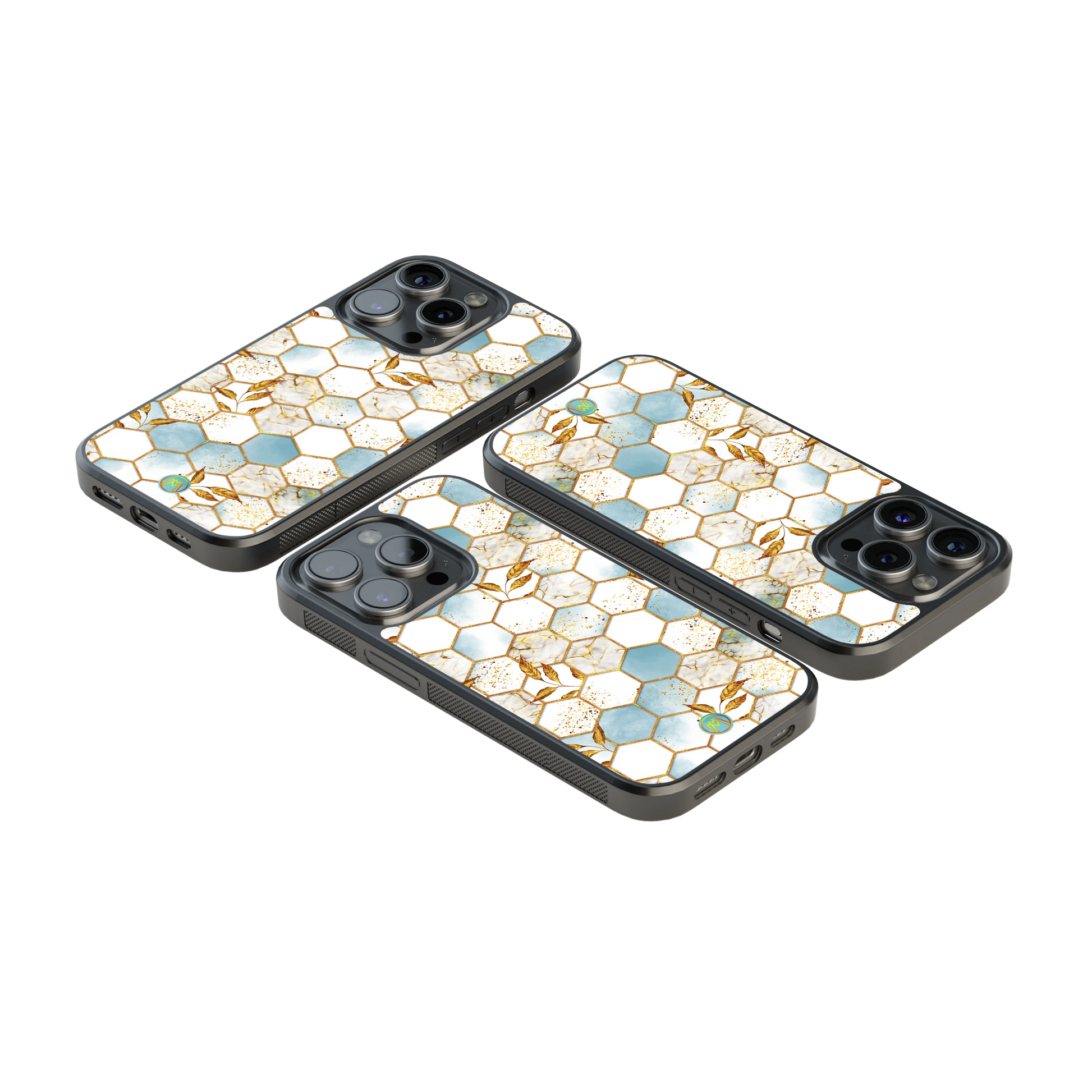 Luxury Glass Back Mobile Cover for iPhone, Samsung Galaxy, OnePlus, Pixel, Redmi & More