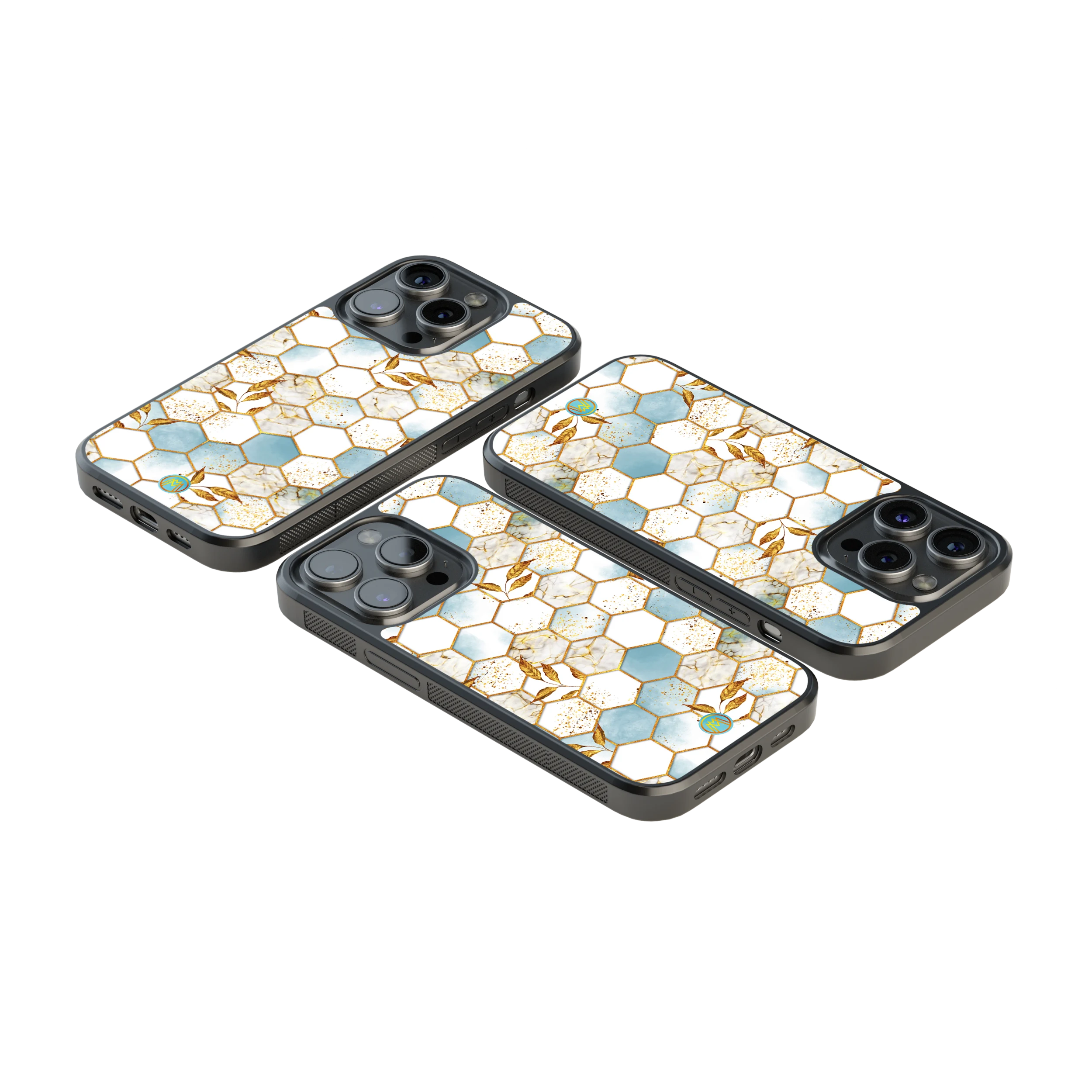 Luxury Glass Back Mobile Cover for iPhone, Samsung Galaxy, OnePlus, Pixel, Redmi & More