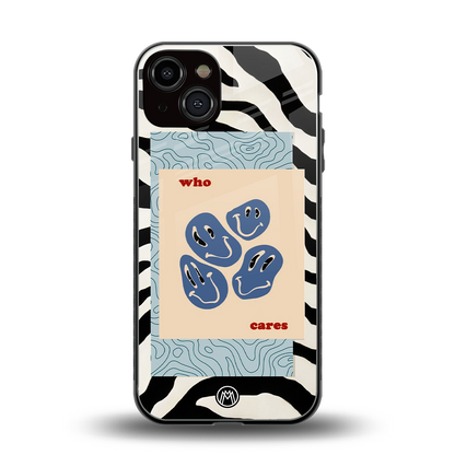 who cares back phone cover | glass case for iphone 13