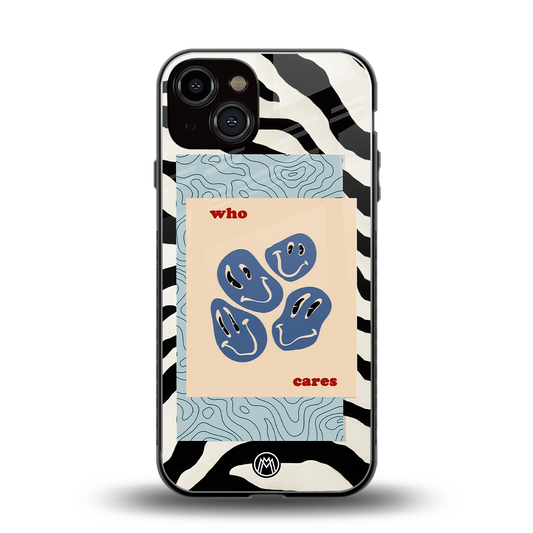 who cares back phone cover | glass case for iphone 13