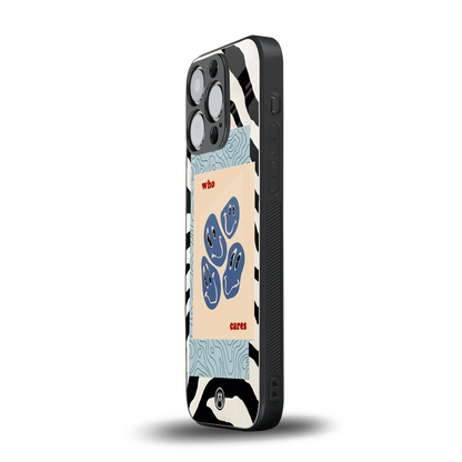 who cares back phone cover | glass case for iphone 14 pro
