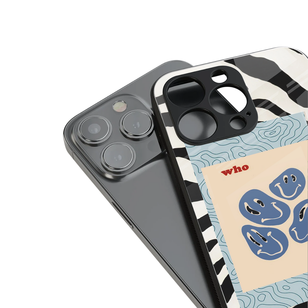 who cares back phone cover | glass case for iphone 14 pro max