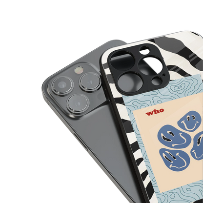 who cares back phone cover | glass case for iphone 14 pro max