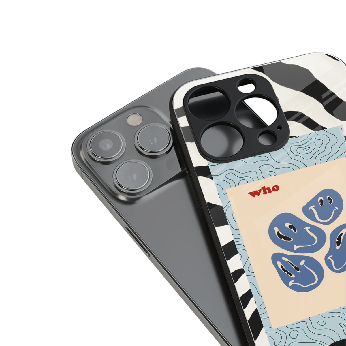 who cares back phone cover | glass case for iphone 16 plus