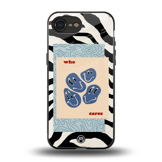 who cares back phone cover | glass case for iphone 16e