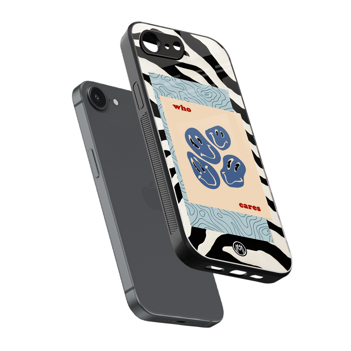who cares back phone cover | glass case for iphone 16e