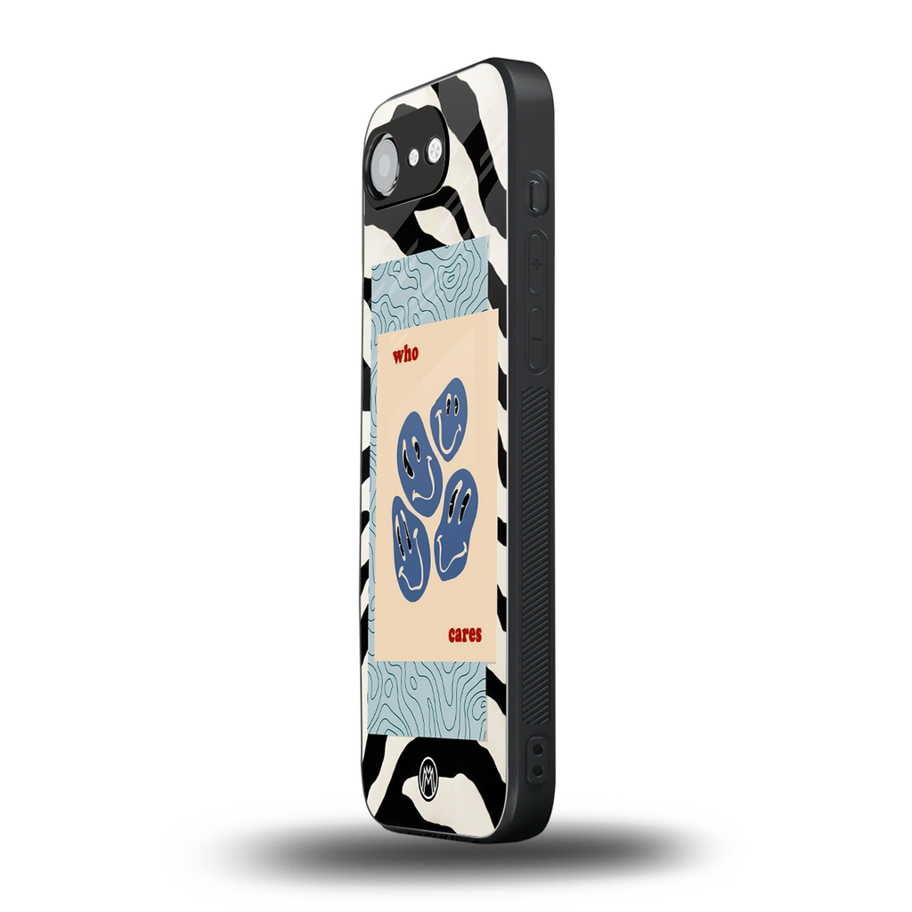 who cares back phone cover | glass case for iphone 16e