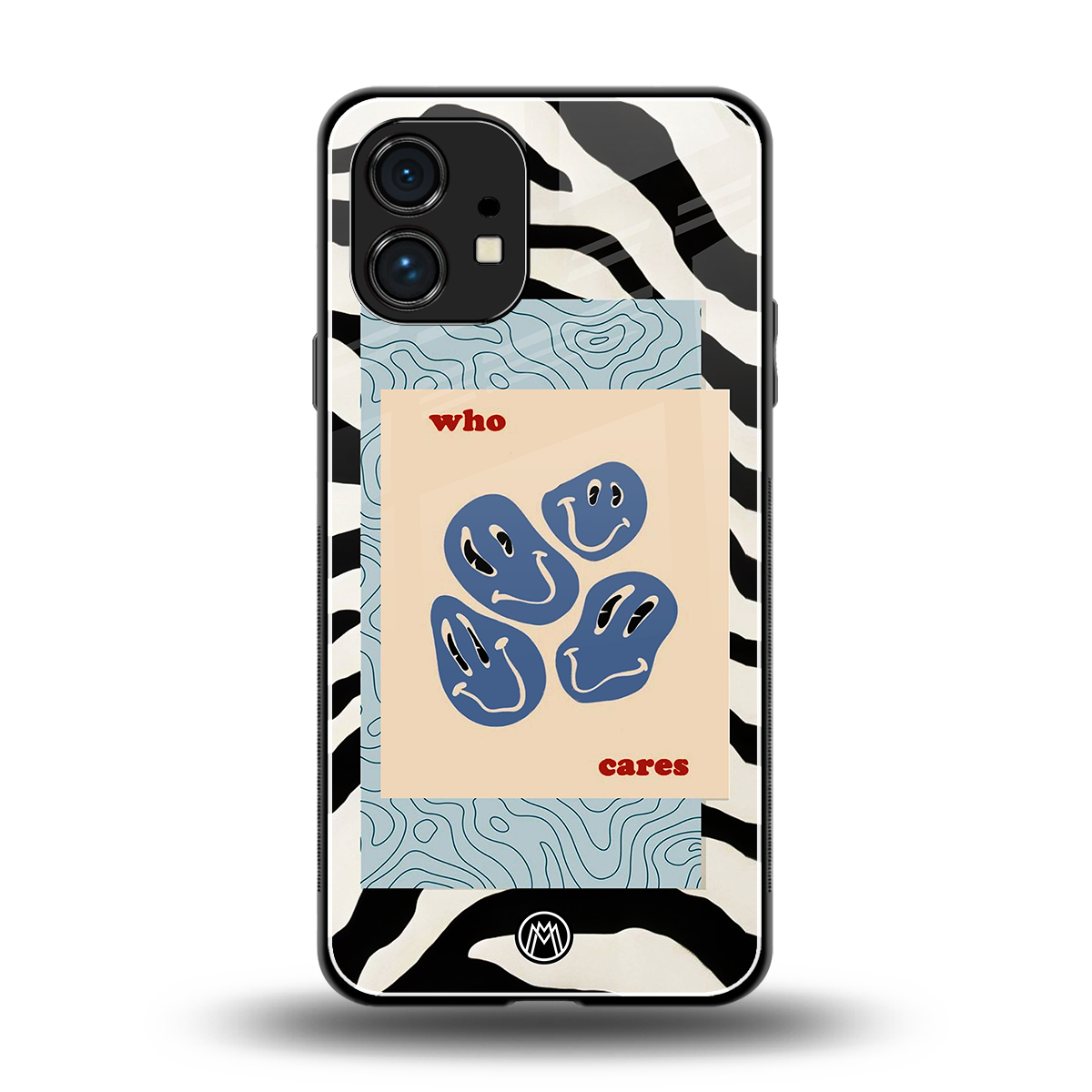 who cares back phone cover | glass case for nothing phone 1