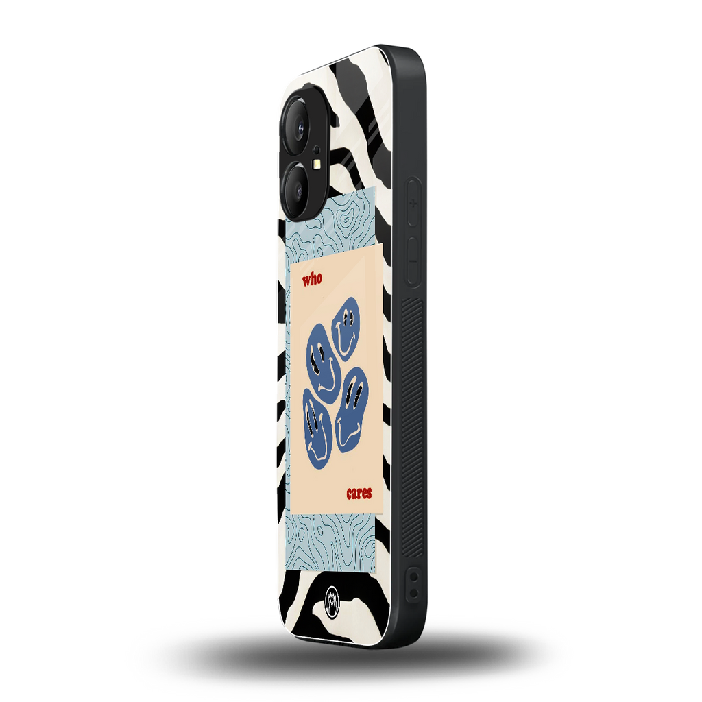 who cares back phone cover | glass case for nothing phone 1
