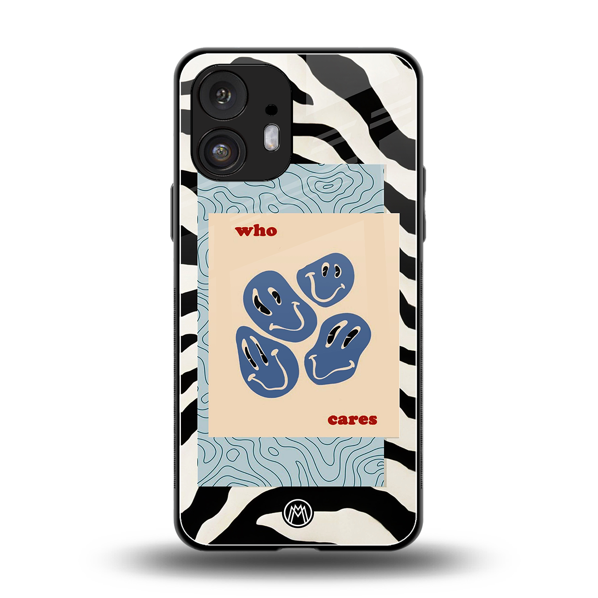who cares back phone cover | glass case for nothing phone 2