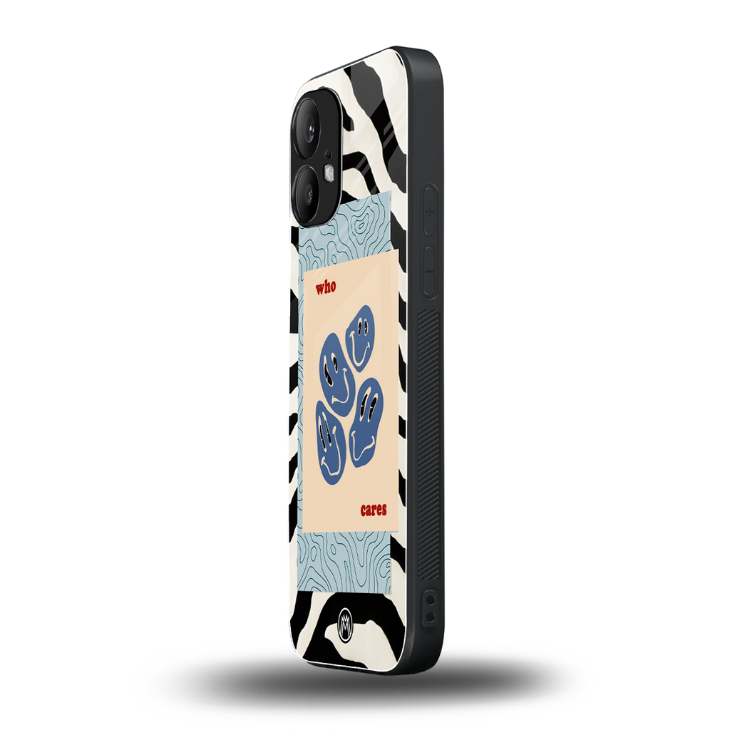 who cares back phone cover | glass case for nothing phone 2