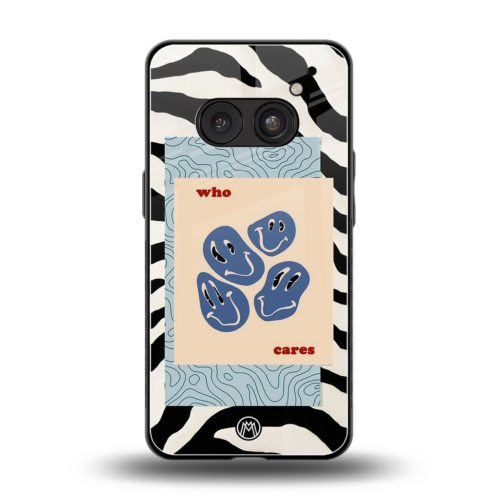 who cares back phone cover | glass case for nothing phone 2a