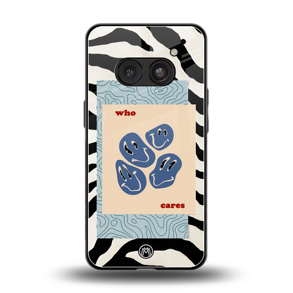 who cares back phone cover | glass case for nothing phone 2a