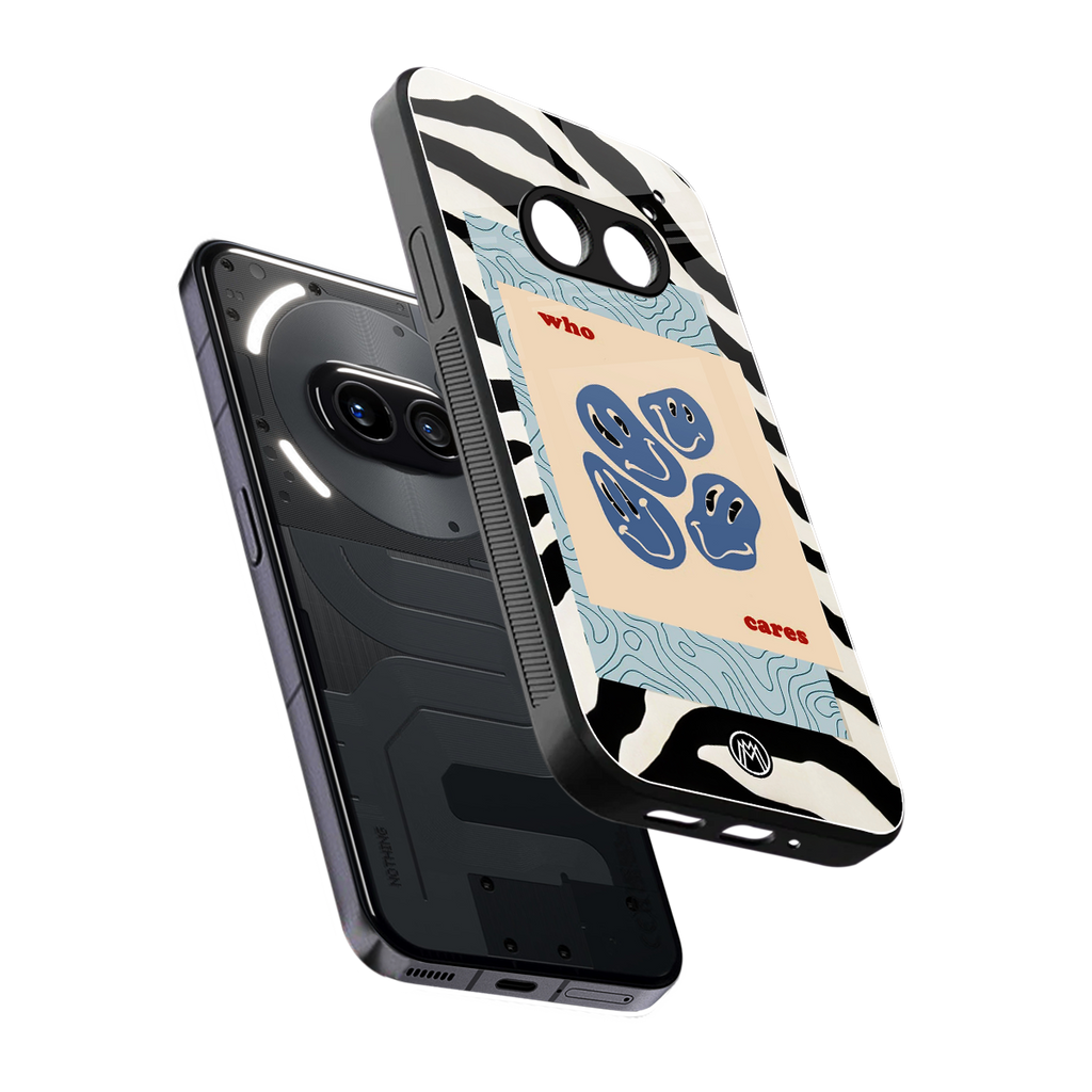 who cares back phone cover | glass case for nothing phone 2a