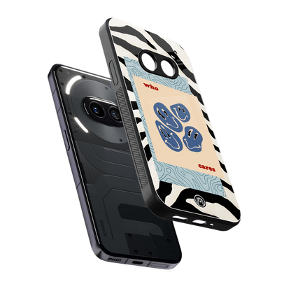 who cares back phone cover | glass case for nothing phone 2a