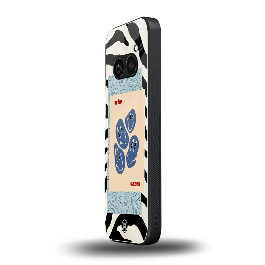 who cares back phone cover | glass case for nothing phone 2a