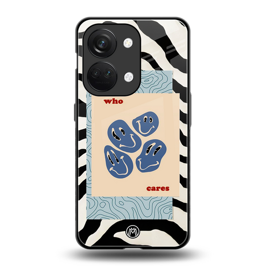 who cares back phone cover | glass case for oneplus nord 3