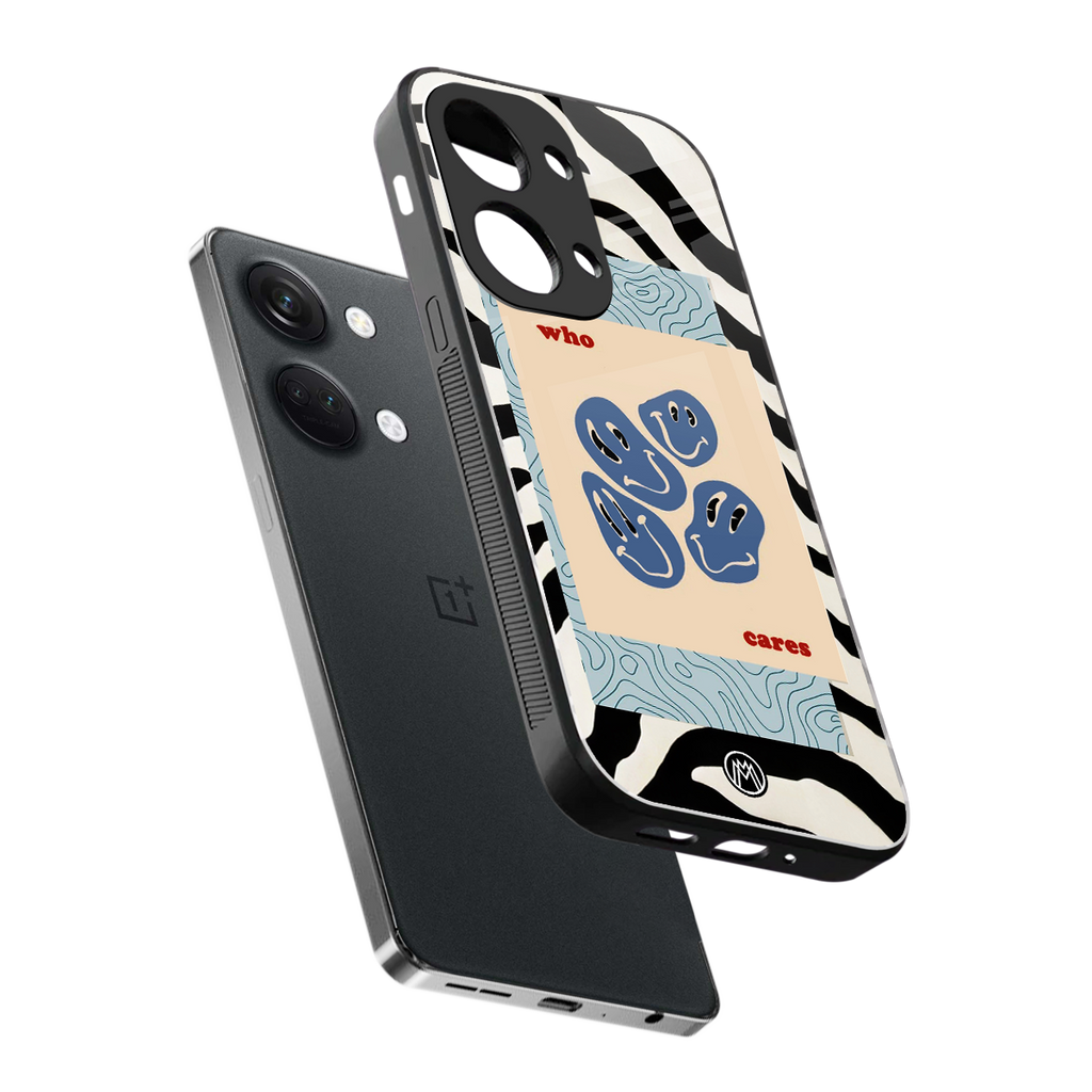 who cares back phone cover | glass case for oneplus nord 3