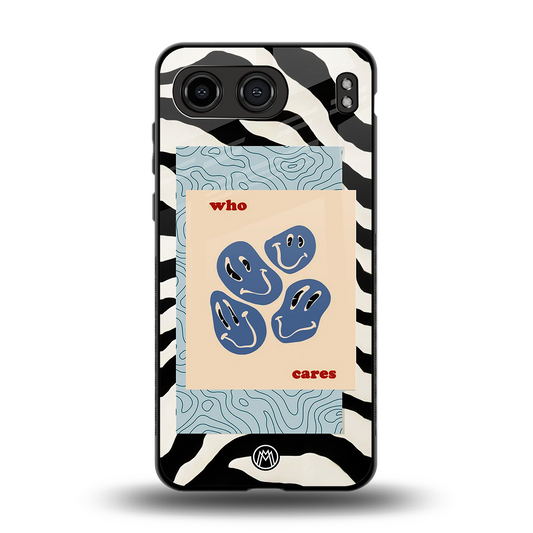 who cares back phone cover | glass case for oneplus nord 4