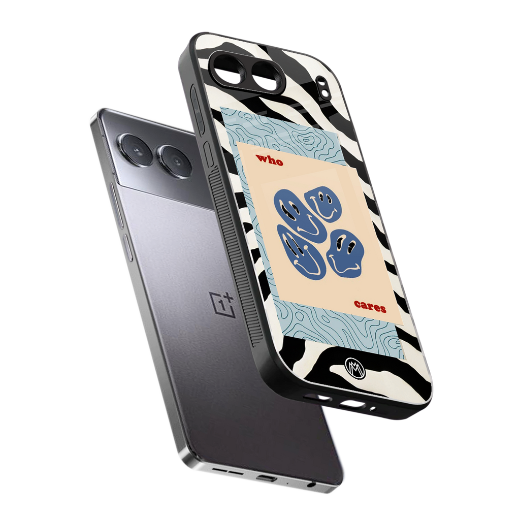 who cares back phone cover | glass case for oneplus nord 4