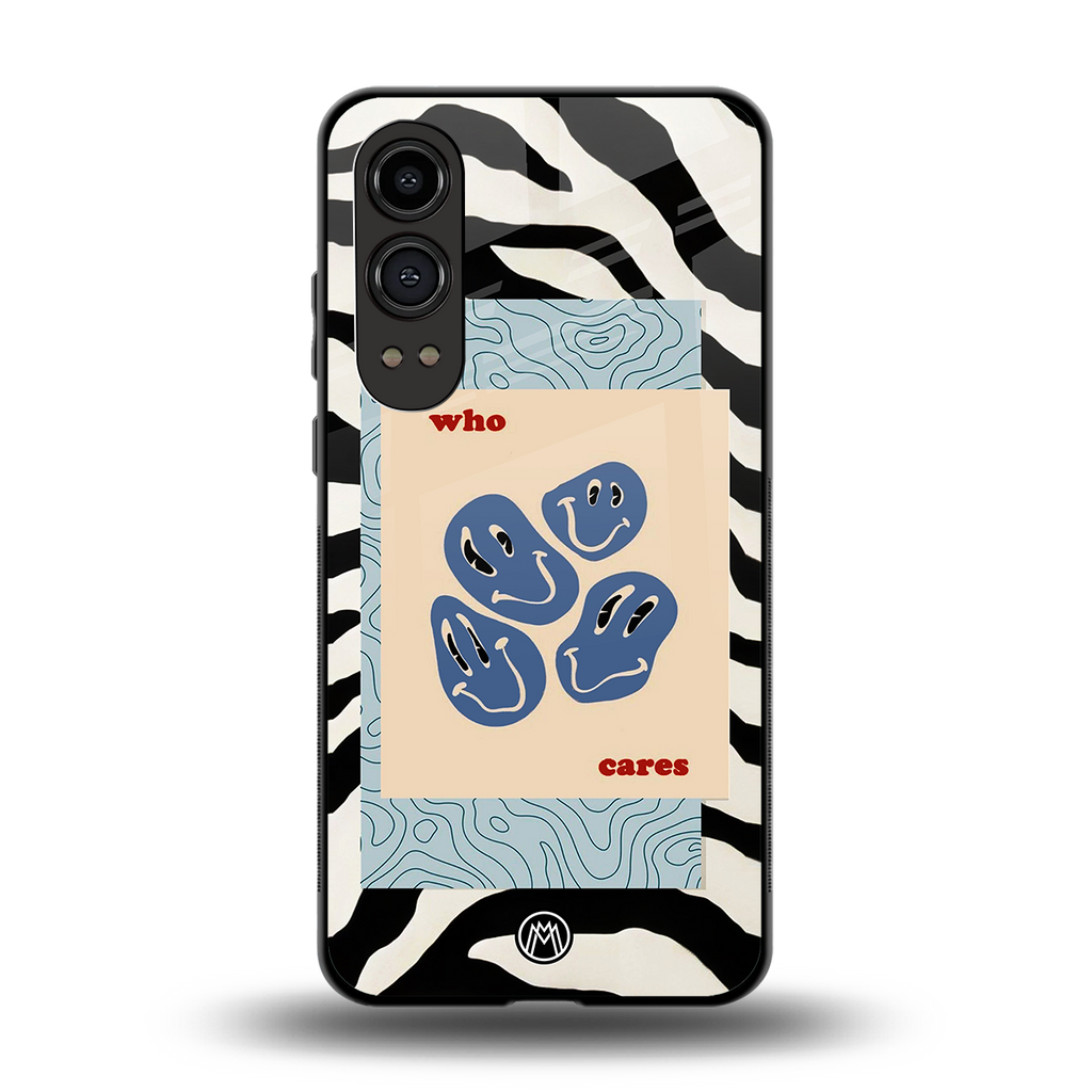 who cares back phone cover | glass case for oneplus nord ce 4 lite