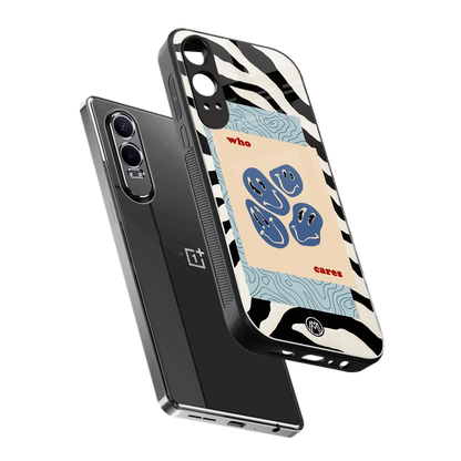 who cares back phone cover | glass case for oneplus nord ce 4 lite