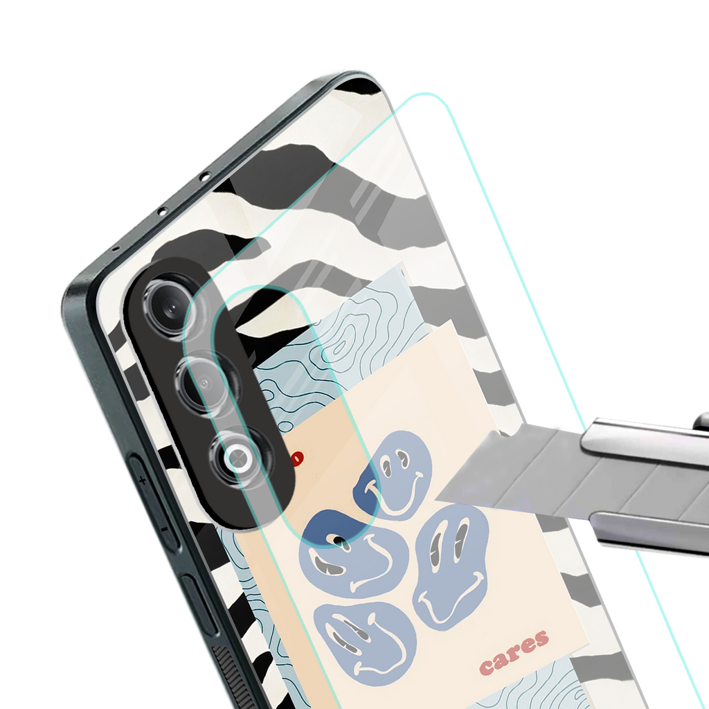 who cares back phone cover | glass case for oneplus nord ce 4