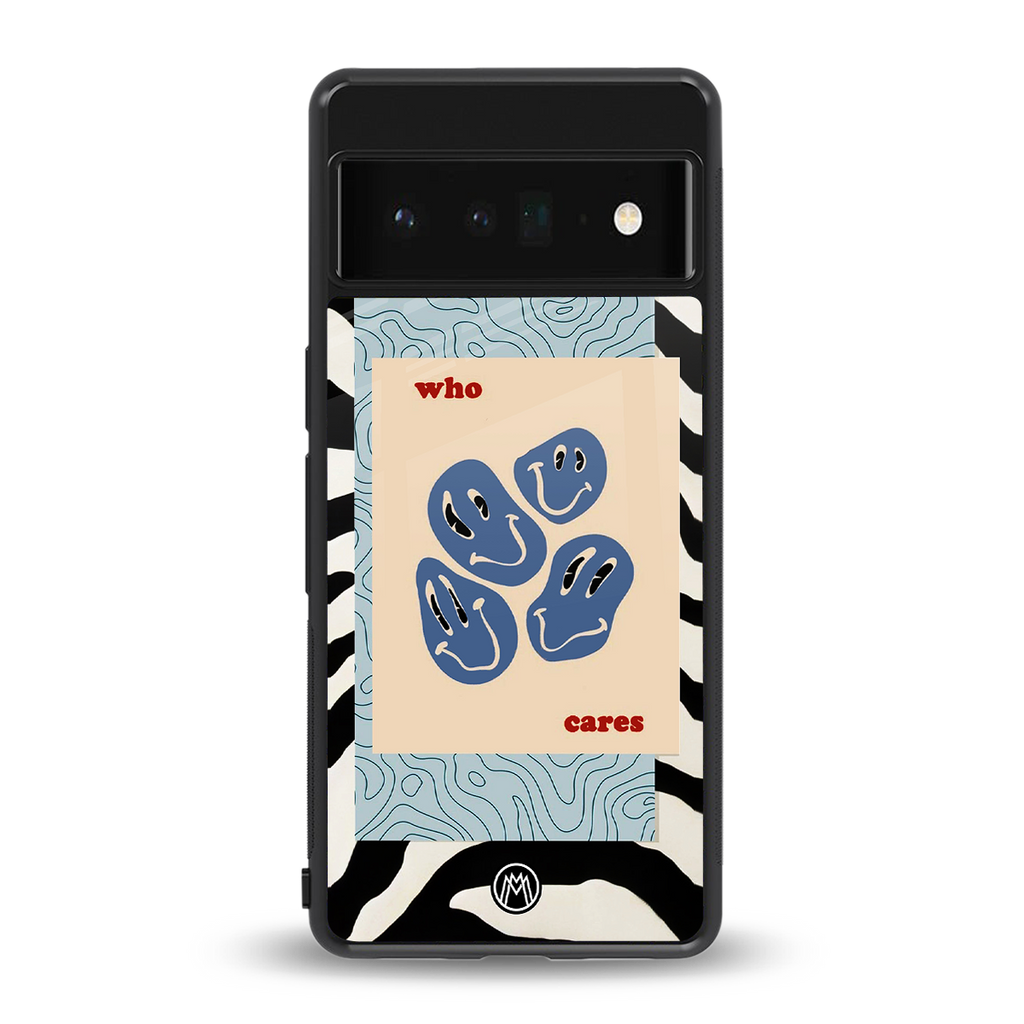 who cares back phone cover | glass case for google pixel 6 pro