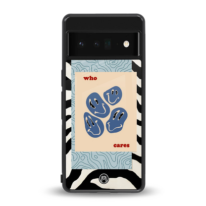 who cares back phone cover | glass case for google pixel 6 pro