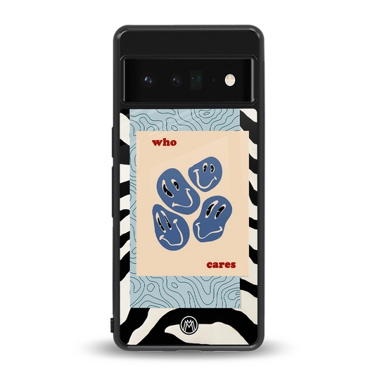 who cares back phone cover | glass case for google pixel 6 pro