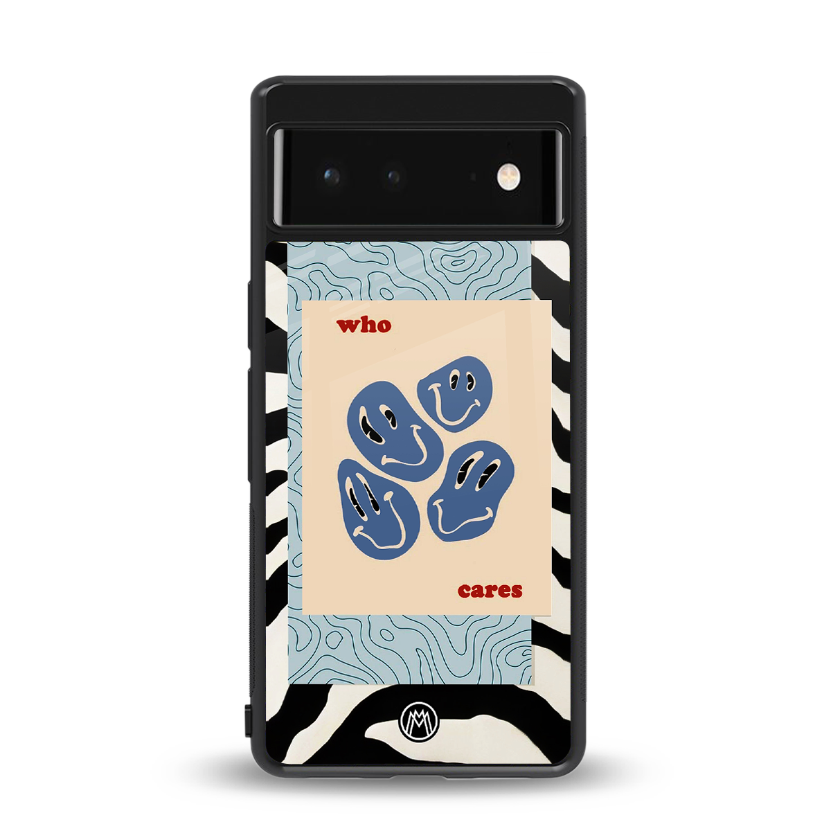 who cares back phone cover | glass case for google pixel 6