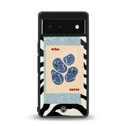 who cares back phone cover | glass case for Google Pixel 6A