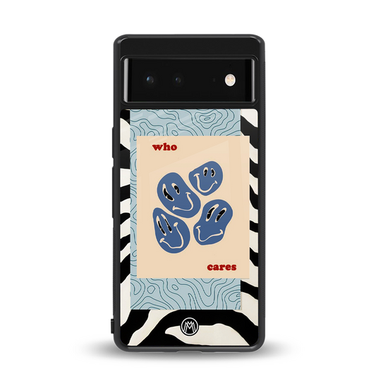 who cares back phone cover | glass case for Google Pixel 6A