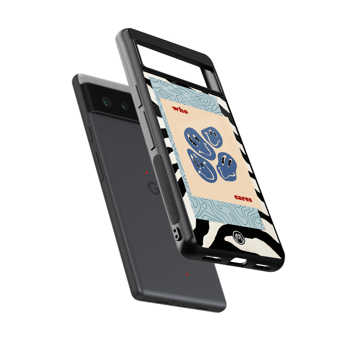who cares back phone cover | glass case for google pixel 6
