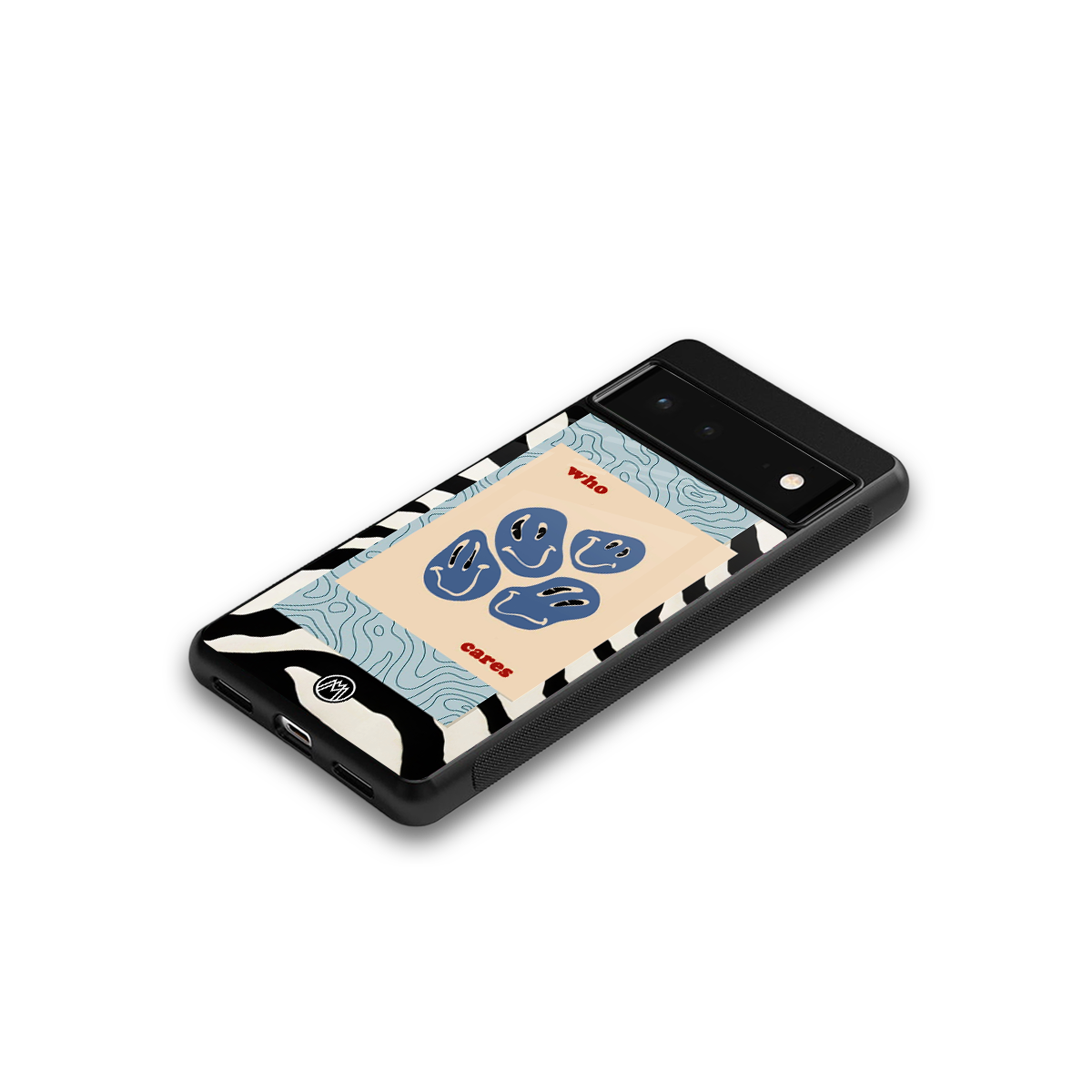 who cares back phone cover | glass case for google pixel 6