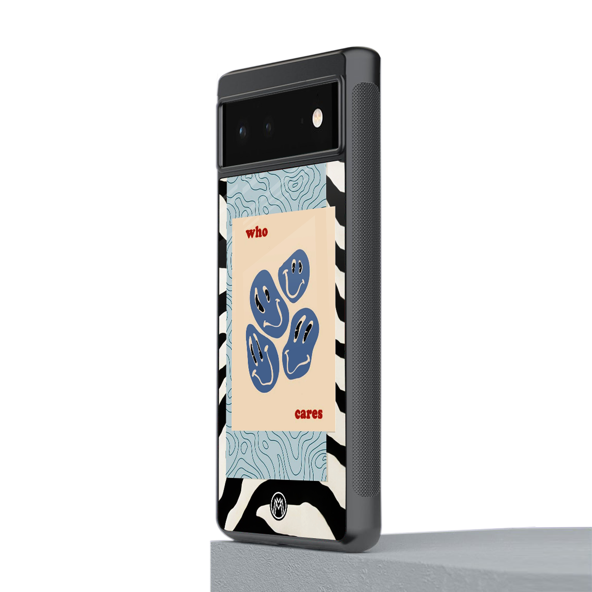 who cares back phone cover | glass case for google pixel 6