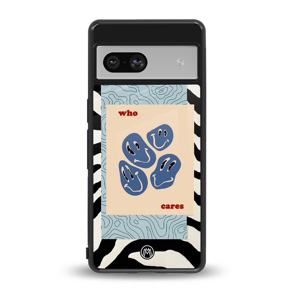 who cares back phone cover | glass case for Google Pixel 7