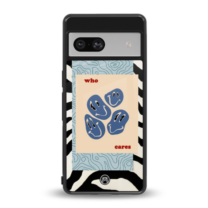 who cares back phone cover | glass case for Google Pixel 7A