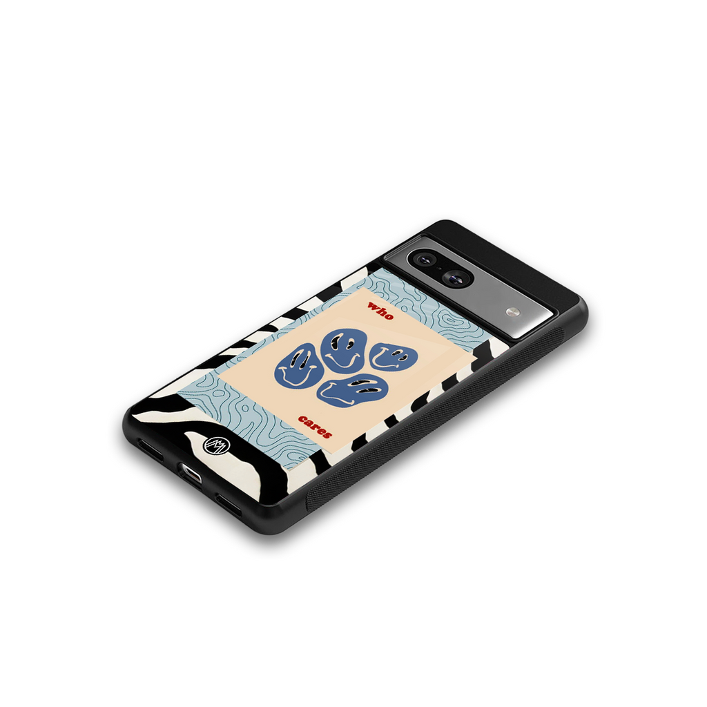 who cares back phone cover | glass case for Google Pixel 7