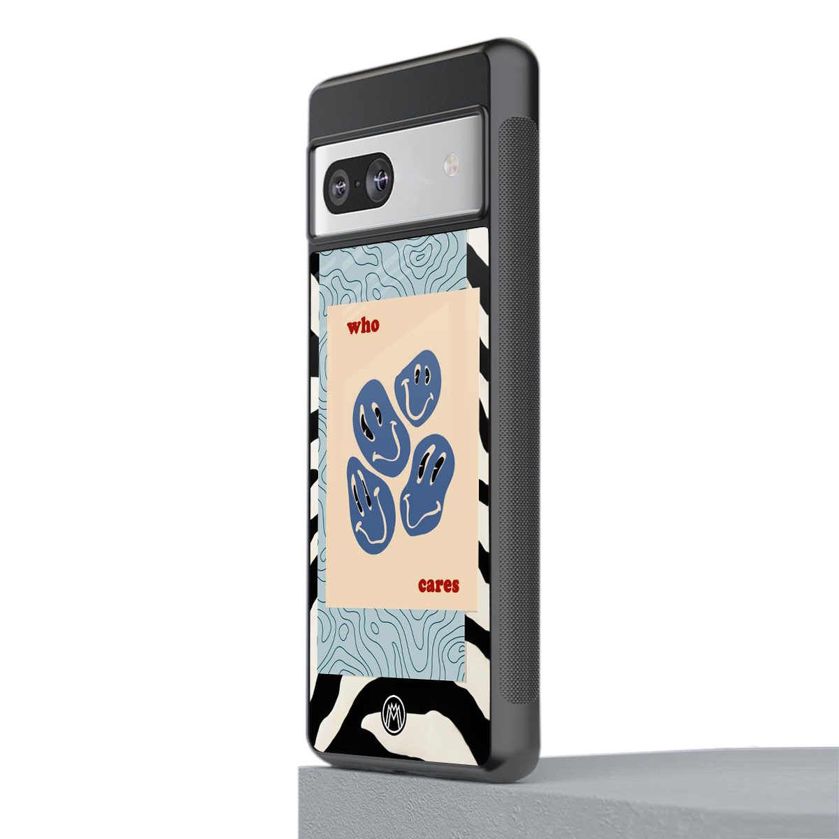 who cares back phone cover | glass case for Google Pixel 7A