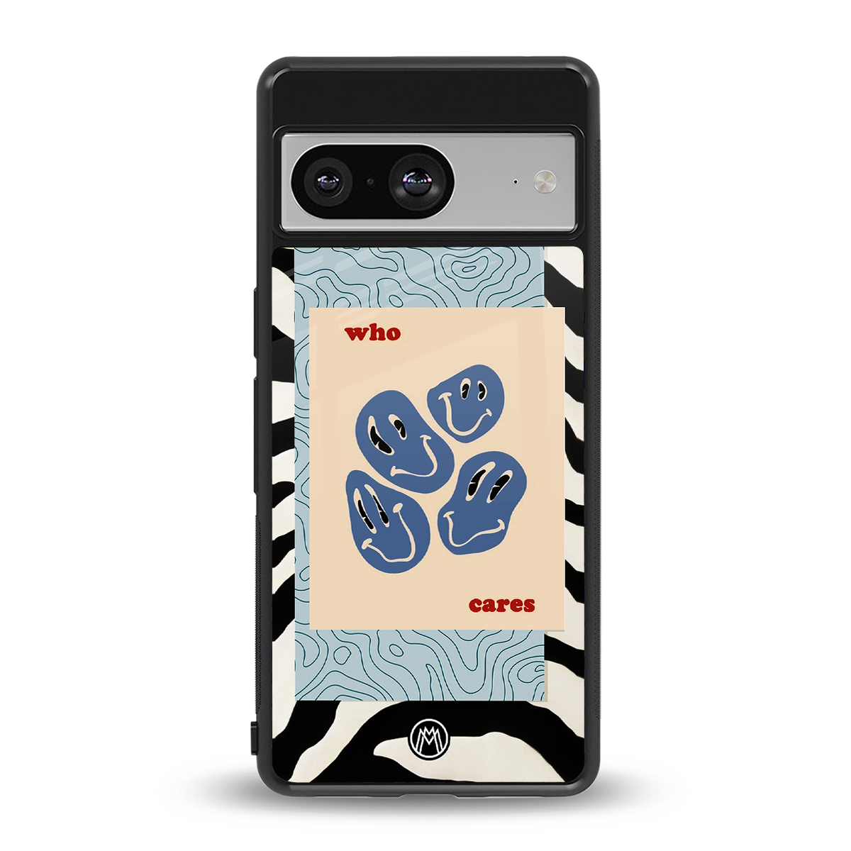 who cares back phone cover | glass case for Google Pixel 8
