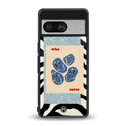 who cares back phone cover | glass case for Google Pixel 8