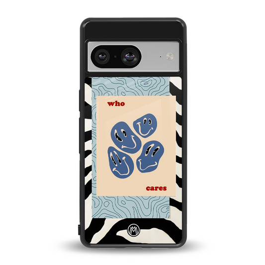 who cares back phone cover | glass case for Google Pixel 8