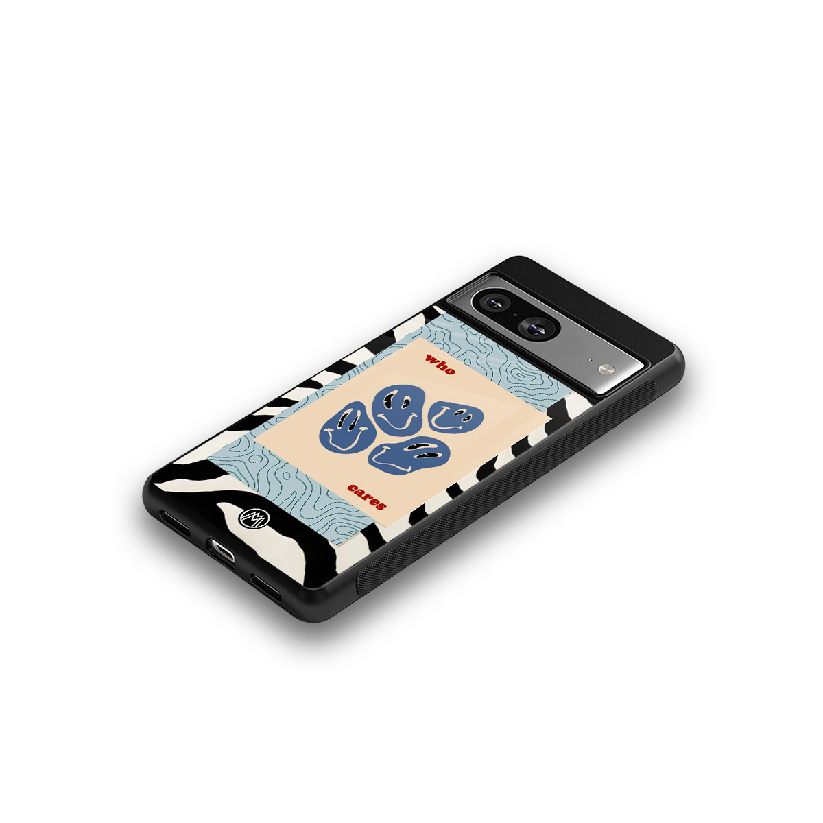 who cares back phone cover | glass case for Google Pixel 8